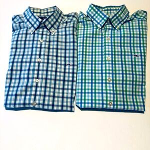 Lot of 2 vineyard vines slim fit shirts men’s medium